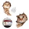 OQKAHIV Pack of 2 3D Cat Stickers, Car Stickers, Cute