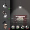 ORALUCE Motion Sensor Light Bulbs Indoor Outdoor 60 watt Equivalent,