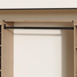 ClosetMaid Modular Storage Shelf and Hang Rod Kit, Honey