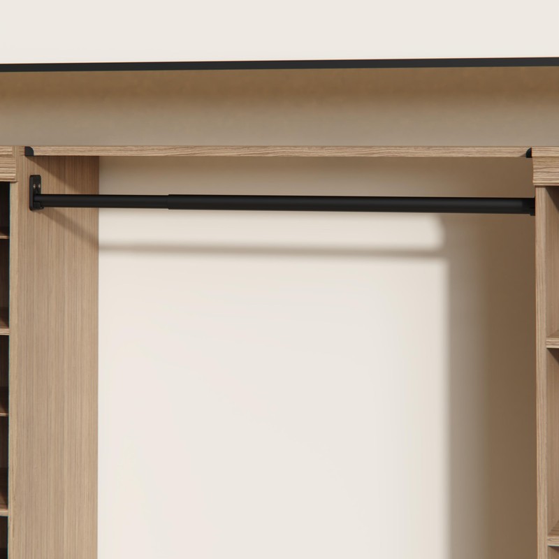 ClosetMaid Modular Storage Shelf and Hang Rod Kit, Honey