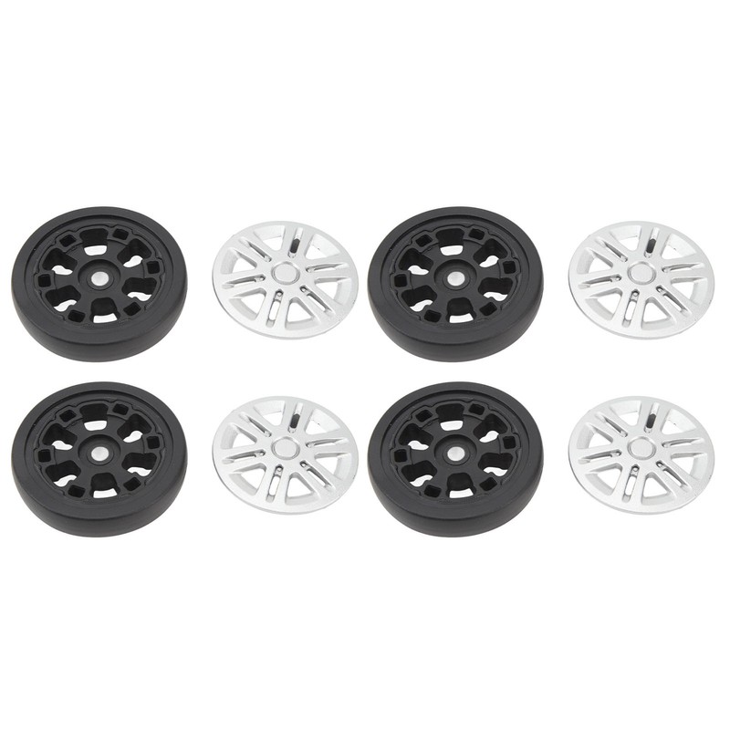 4 Pcs Suitcase Replacement Wheels Silent Rolling Universal Luggage Wheels