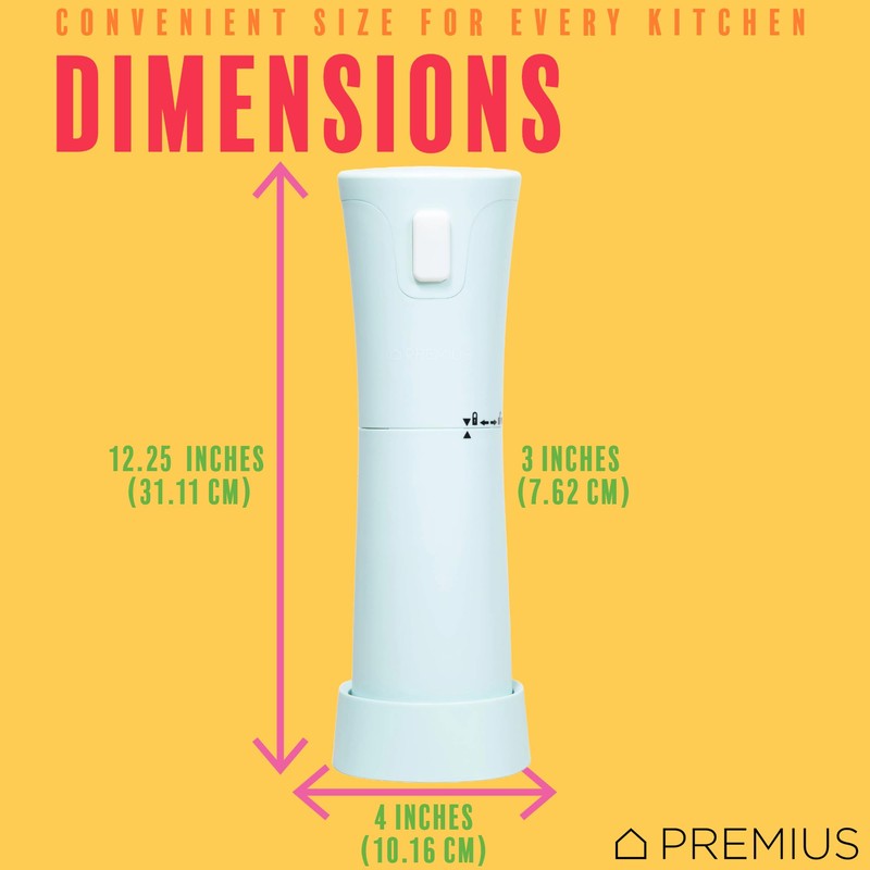 Cordless Shaved Ice Maker by PREMIUS – Lightweight, Rechargeable, Bonus