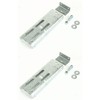 Sturdy Built (2)- 12" Tall Boat Trailer Bunk Brackets Heavy