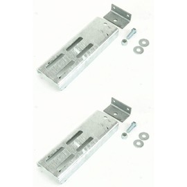 Sturdy Built (2)- 12" Tall Boat Trailer Bunk Brackets Heavy Duty Double U Bolt Swivel Top