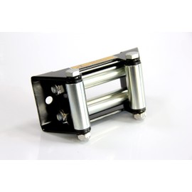 SALMAN 2000-3500LBs 4-Way Roller Steel Fairlead 124mm Hole Spacing Winch Accessory