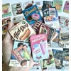 10 Pcs Dollhouse Miniature Restaurant Store Poster Retro self adhesive
