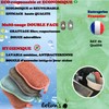 Washable Sponge Antibacterial Hygienic Reusable Double Sided Microfiber Cleaning Brush