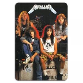 Gift n Gag Metallica Band Group Photo Vintage Poster