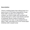 HEB chili texas style chili no beans 15oz. bundle of