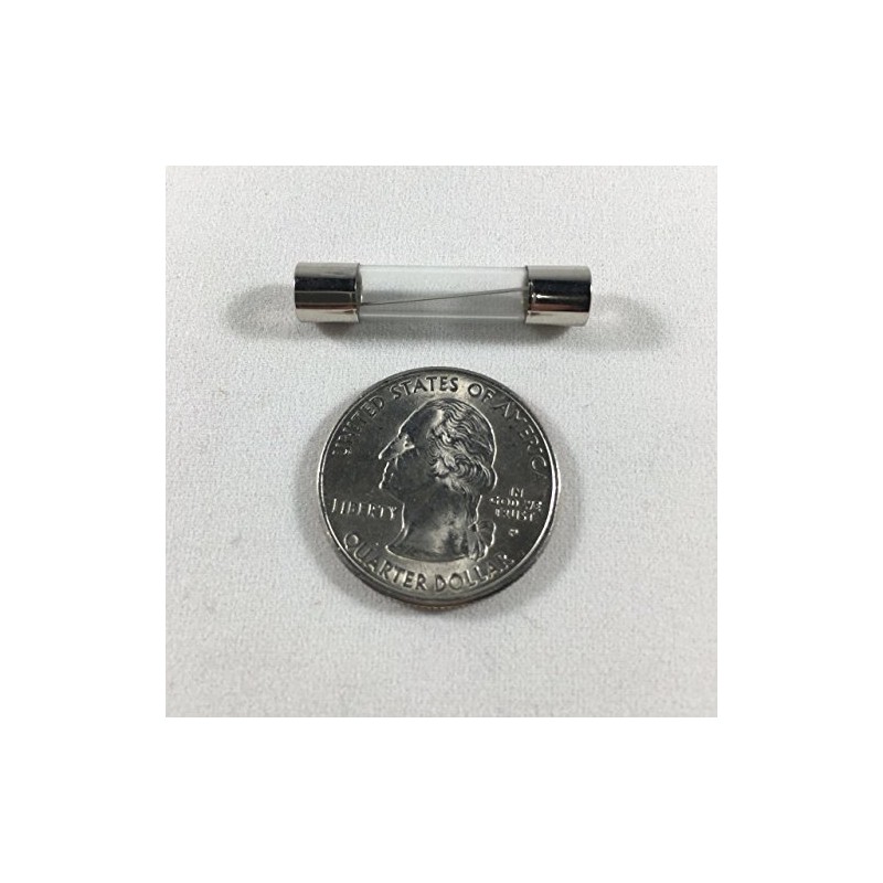 Compstudio 20Pcs 0.3A Fast Blow Fuse 250V Glass Fuse (1/4"