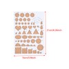 14PCS Paper Quilling DIY Kits with 6 Colors Quilling Strips