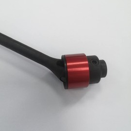 VITAVON & VOTACH Rear driveshaft Hardened Steel for UDR Traxxas Unlimited Desert Racer 1:7#8555 (Black+red)