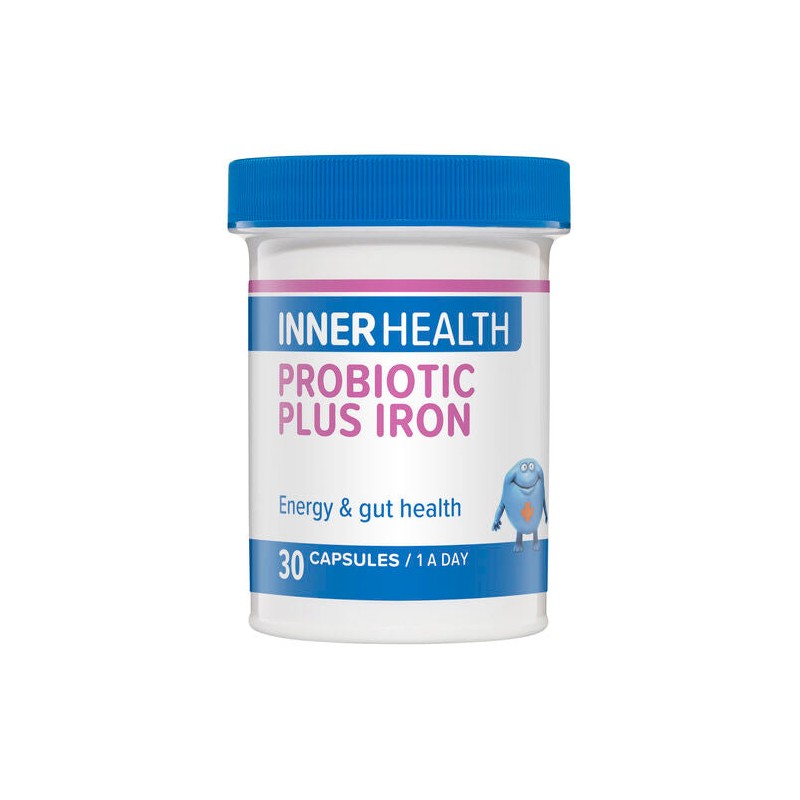 Inner Health Probiotic Plus Iron 30 Capsules