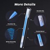 SMOOTHERPRO Coloured Gel Pens | 0.5mm Fine Point Rollerball Pens