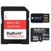 BigBuild Technology 32GB U3 Micro SDHC Memory Card For Nextbase