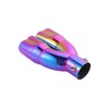 idain 2.5 inch Inlet Dual Exhaust Tips Muffler Tip,Chrome Heart-Shaped