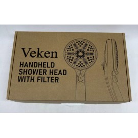 XIAMEN JASLEN SANITARY WARE CO.,LTD. Veken Handheld Shower Head With Filter 1.8 GPM - MATTE BLACK - SHF5V103