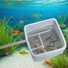 1 square and 1 circular fish nets with retractable stainless