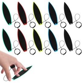 Hpmjz 10Pcs Finger Surfboard Mini Surfboard Finger Surfing Board Wind Surfing Toys for Car Riding Teens Adult