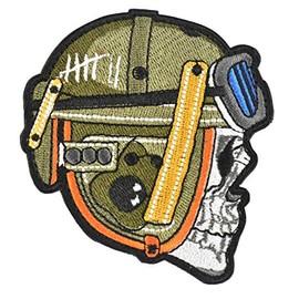 Tactical Military Morale Patch Spartan Camouflage Tank Soldiers, Pilots Emblem Embroidered Fastener Hook & Loop Patch