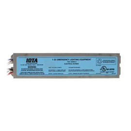 Iota I-32 - Reduced Profile Emergency Backup Battery - 90 min. - Operates Most 2 ft. - 4 ft. Single, Bi-Pin, T8 Through T12 and 28W T5 Lamps - 120/277 Volt