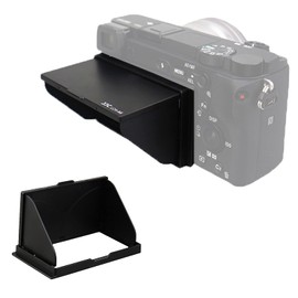 JJC Foldable LCD Hood LCD Screen Sun Shield Hood LCD Shade Sun Cover Outdoor for Sony A6600 A6500 A6400 A6300 A6100 A6000 Sony LCD Hood Lightweight