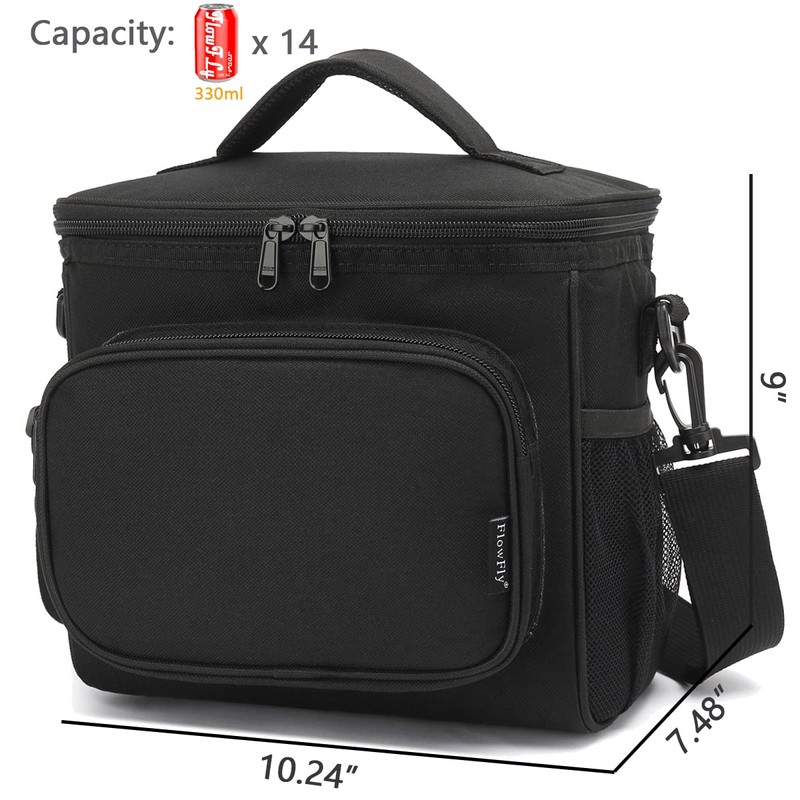 FlowFly Insulated Lunch Bag Adult Lunch Box Large Cooler Tote