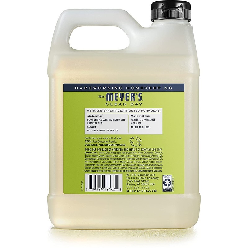 MRS. MEYER'S CLEAN DAY Liquid Hand Soap Refill, Lemon Verbena