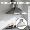 4" Dia x 3-1/4" x 10" L microwave vent kit,