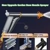Garden Hose Nozzle, High Pressure Water Hose Nozzle Sprayer Gun,