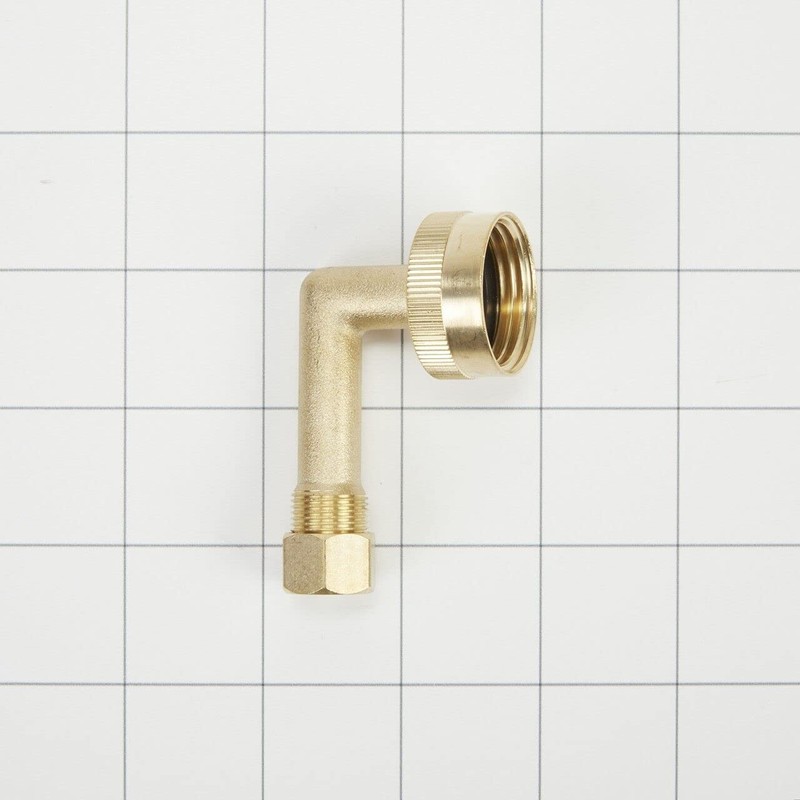 Whirlpool W10278635RP Braided Hose and Connector, 3/8 x 3/4, 6