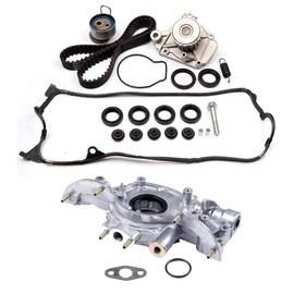 AUTOMUTO M375 Oil Pump Timing Belt Compatible with 2001 2002 2003 2004 2005 for Honda Civic