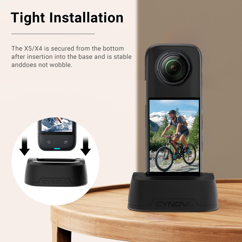 CYNOVA Insta360 X4 Desktop Stable Holder Insta 360 X4 Adapter