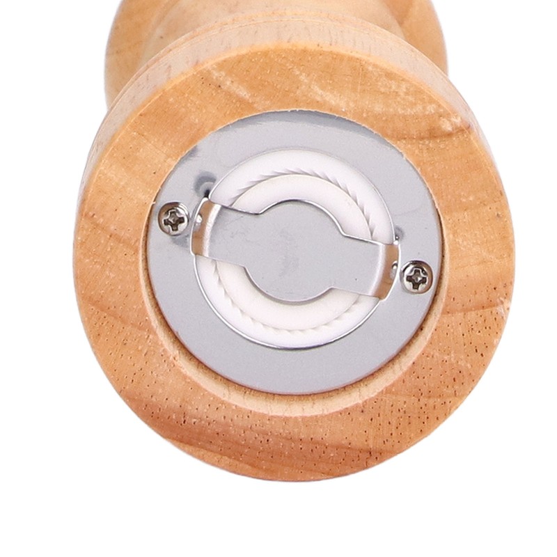 2pcs Wood Salt and Pepper Grinder Adjustable Coarseness Wooden Pepper