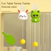Indoor Space Rocket Hanging Table Tennis Trainer - Cartoon Design Sports One Size