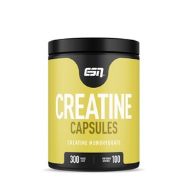 ESN Creatine Giga caps, 300 capsules, high-quality ultra-fine creatine monohydrate, vegan, Kosher and Halal certified, 100 servings, 350 g, Made in Germany