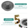 Kitchen Sink Drain Strainer and Sink Stopper Combo,New Upgraded Sink