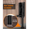 7.7" Barrel Bolt Latch, Heavy Duty Slide Bolt Gate Latch,