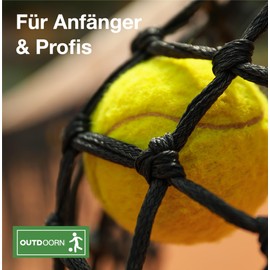 OUTDOORN 9 Tennis Balls - Competition & Training - Tennis Ball Yellow for Children & Dogs & Washing Machine
