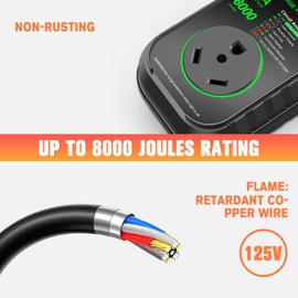 GEARGO GEARGO RV Surge Protectors 30 Amp RV Circuit Analyzer,[2025 New Upgraded & Gen2], Full Protection, RV Adapter Plug for Camper (Green)