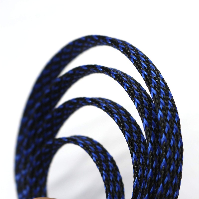 30ft PET Expandable Braided Sleeving Flexo Wire Cable Sleeve (1/4",