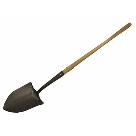 Council Tool Fire Shovel, Straight Handle, 42 in. L