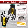 Sharp-tec Adjustable Spanner Set, Wide Jaw Opening Adjustable Wrench, Heavy-Duty