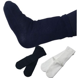 Set of 2 Pairs White & Black Mechanobi Socks that Can Be Worn Over Gips.