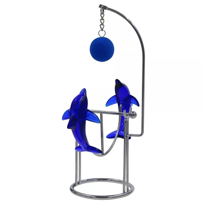 THY COLLECTIBLES Cute Dolphin Desk Toy Physical Swing lucky Toy