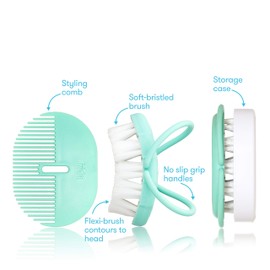 Frida Baby Frida Baby Infant Head-Hugging Baby Hairbrush and Comb Set, Newborn and Up