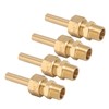 4 PCS Water Fountain Nozzles Pure Copper Large Hexagonal Direct