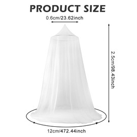 Mosquito Net Bed, Canopy Bed Curtains for Double Bed, Single Bed, Mosquito Net Travel, Large Bed Canopy, Mosquito Net, Fine Mesh, Fly Net, Mosquito Nets for Travel and Home, Indoor, Outdoor