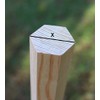 1.5" Hexagon Dowel Rod - Qty. 6 (six) Poplar Rods