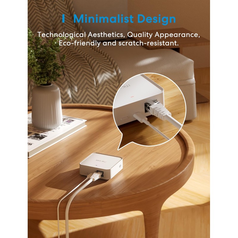 Meross MSH450 Smart Matter Hub with 110dB Alarm, Smart Home